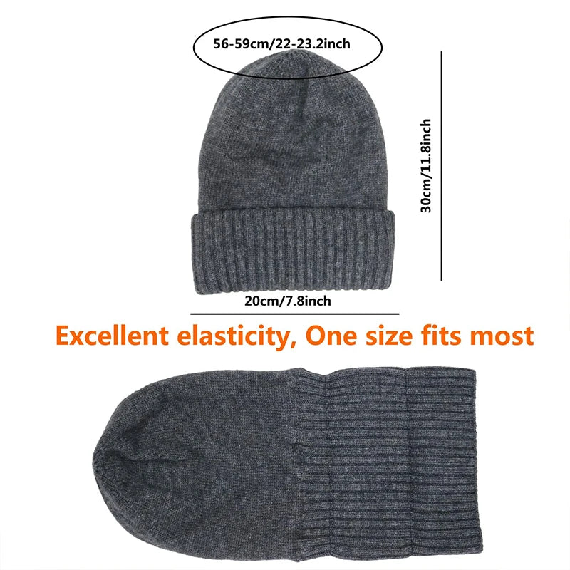 Slouchy Beanie - Satingefüttert